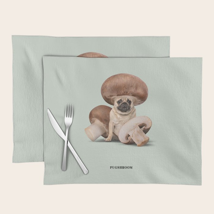 Pugshroom Placemat Gallery Image 1