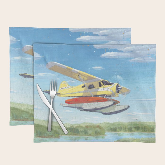 dehavilland beaver dhc-2 float plane Placemat Gallery Image 1