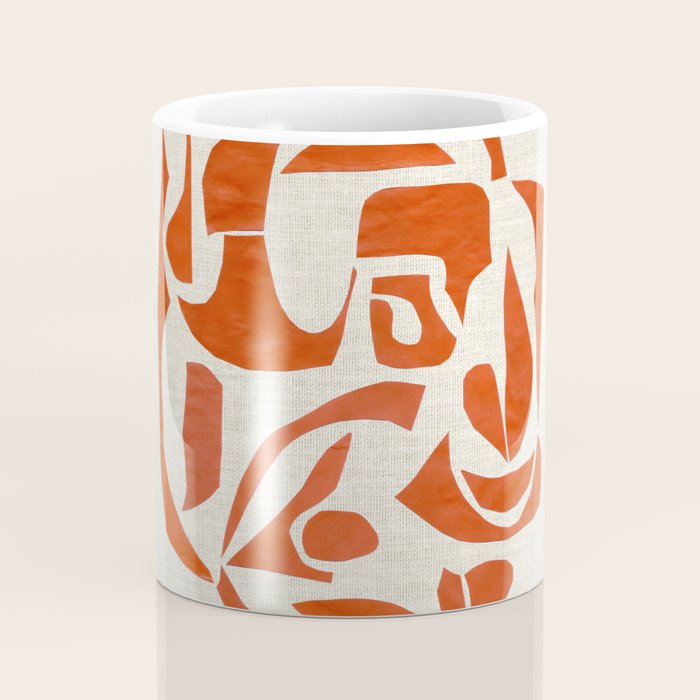 Orange Samurai Coffee Mug Gallery Image 4