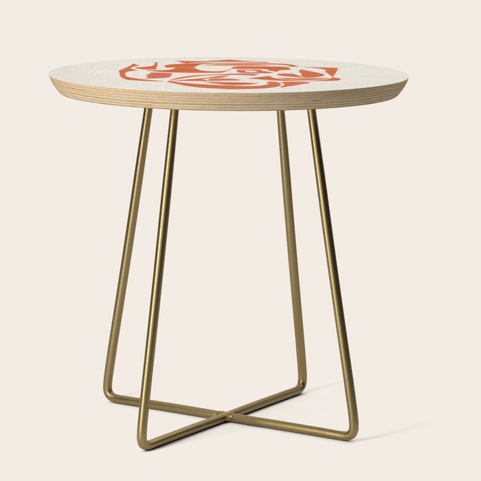 Orange Samurai Side Table Gallery Image 1