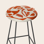 Orange Samurai Stool Gallery Image 2