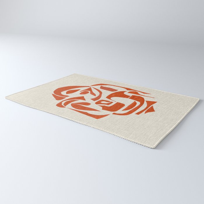 Orange Samurai Rug Gallery Image 3