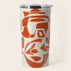 Orange Samurai Travel Mug Gallery Image 1