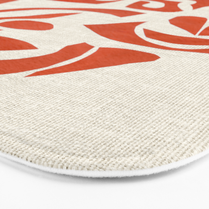 Orange Samurai Bath Mat Gallery Image 3