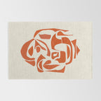 Orange Samurai Rug Gallery Image 2