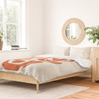 Orange Samurai Duvet Cover Gallery Image 2