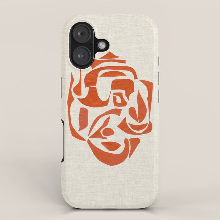 Orange Samurai iPhone Case Gallery Image 1