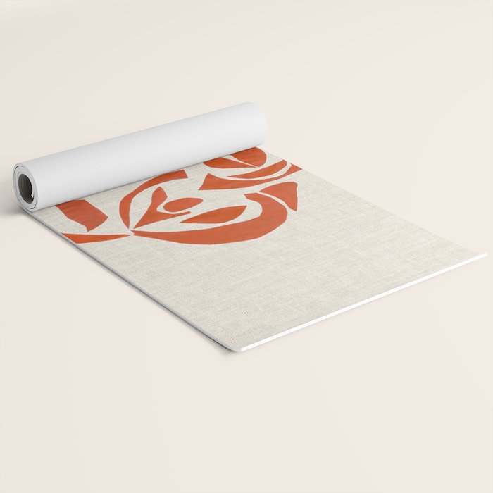 Orange Samurai Yoga Mat Gallery Image 2