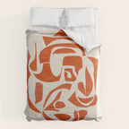 Orange Samurai Comforter Gallery Image 6