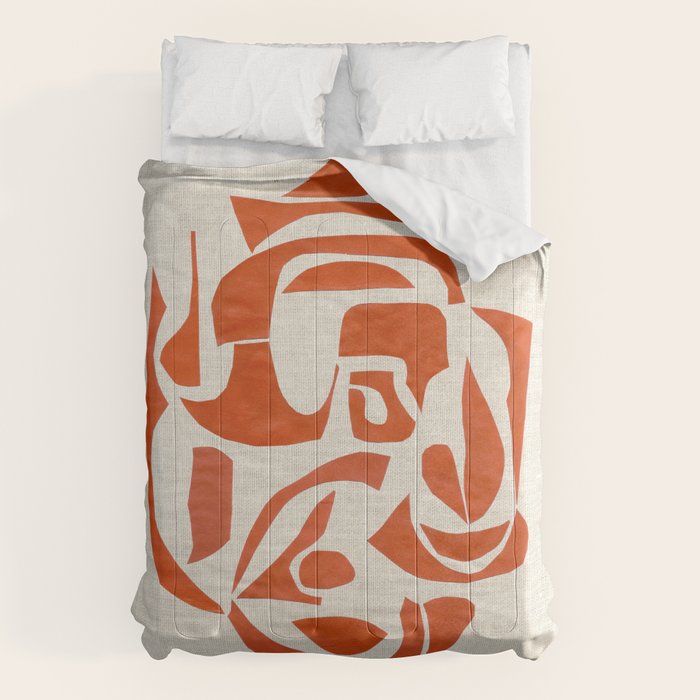 Orange Samurai Comforter Gallery Image 6