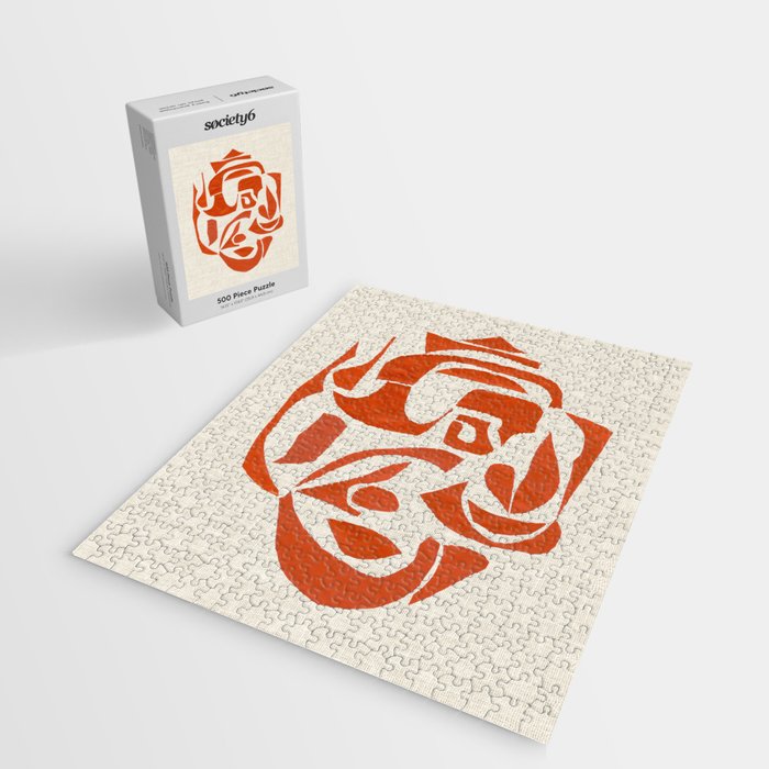 Orange Samurai Jigsaw Puzzle Gallery Image 2