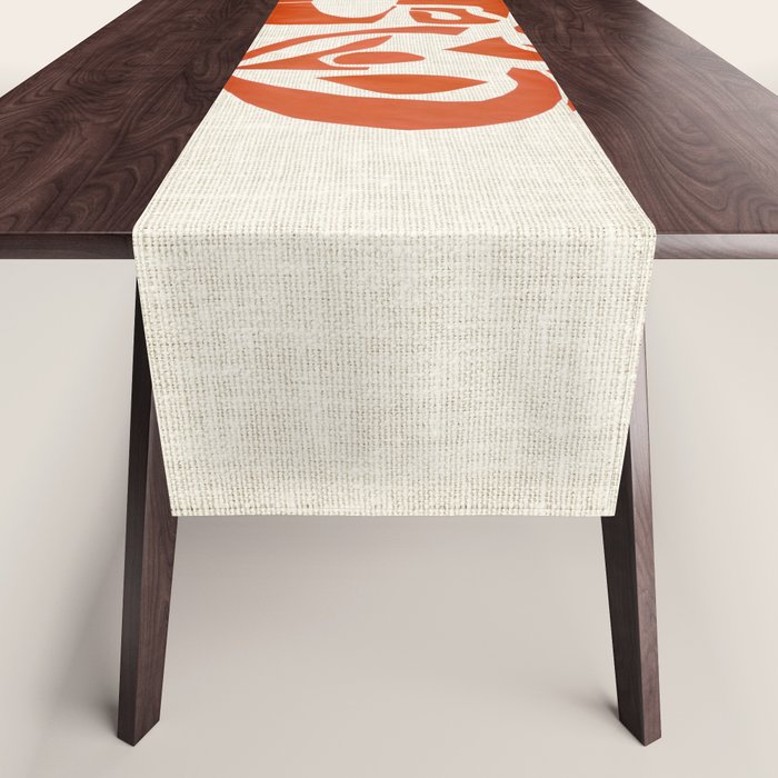 Orange Samurai Table Runner Gallery Image 1
