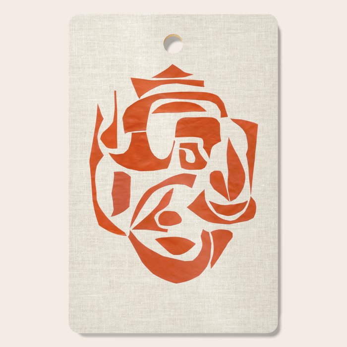 Orange Samurai Cutting Board Gallery Image 1