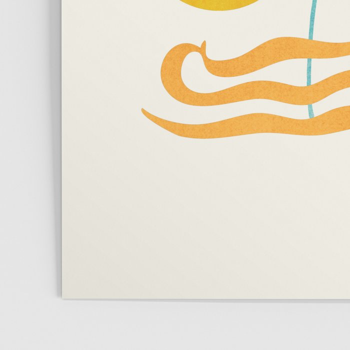 Modern Pop Abstract Landscape Poster Gallery Image 3