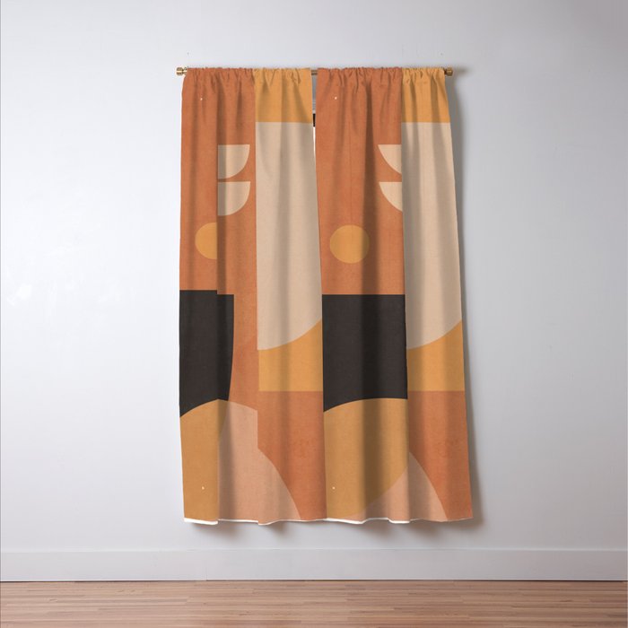 Abstract Art / Shapes Window Curtain Gallery Image 3