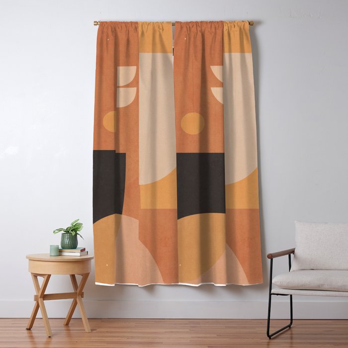 Abstract Art / Shapes Window Curtain Gallery Image 5