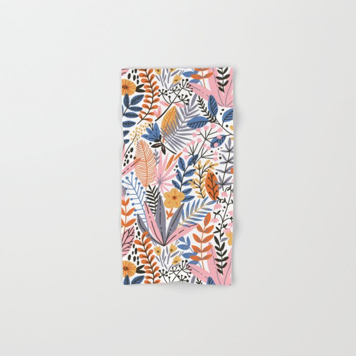 Colorful Jungle Garden Bath Towel Gallery Image 1