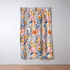 Colorful Jungle Garden Window Curtain Gallery Image 3