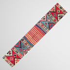 Shahsavan  Antique Azerbaijan Persian Khorjin Print Table Runner Gallery Image 3