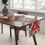 Shahsavan  Antique Azerbaijan Persian Khorjin Print Table Runner Gallery Image 2