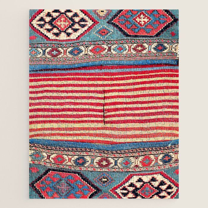Shahsavan  Antique Azerbaijan Persian Khorjin Print Jigsaw Puzzle Gallery Image 1