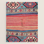 Shahsavan  Antique Azerbaijan Persian Khorjin Print Jigsaw Puzzle Gallery Image 1