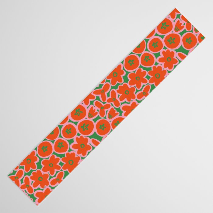 Vibrant Summer Pattern #1 Table Runner Gallery Image 3