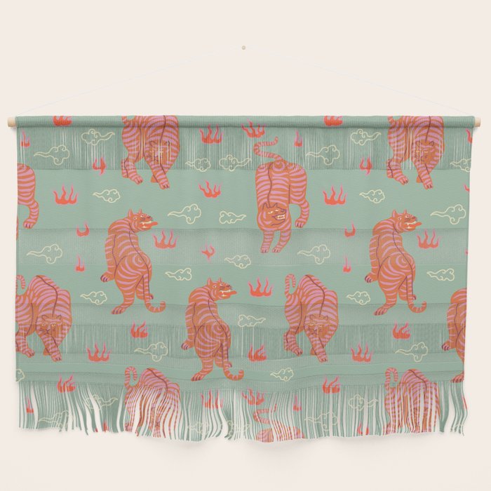 Tibetan tigers Wall Hanging Gallery Image 1