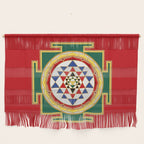 Sri Yantra colored Wall Hanging Gallery Image 1