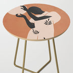 Minimal Abstract Art Sunset Girl 5 Side Table Gallery Image 2