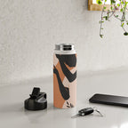 Minimal Abstract Art Sunset Girl 5 Water Bottle Gallery Image 4