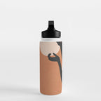 Minimal Abstract Art Sunset Girl 5 Water Bottle Gallery Image 3