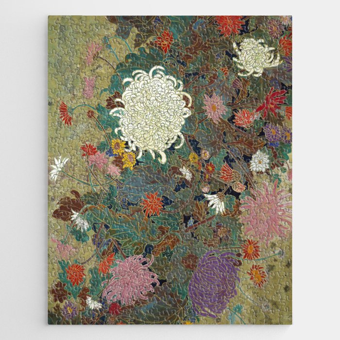 flower Japanese painting Jigsaw Puzzle Gallery Image 1