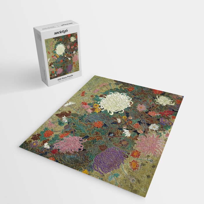 flower Japanese painting Jigsaw Puzzle Gallery Image 2