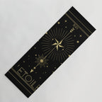 L'Etoile or The Star Tarot Gold Yoga Mat Gallery Image 1