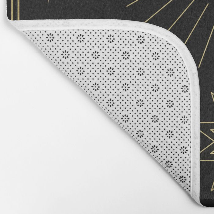 L'Etoile or The Star Tarot Gold Bath Mat Gallery Image 2