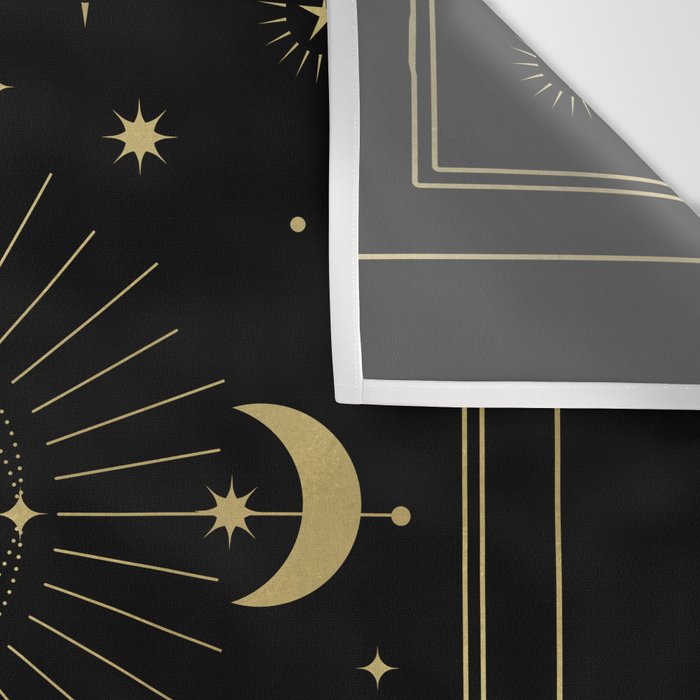 L'Etoile or The Star Tarot Gold Wall Tapestry Gallery Image 3