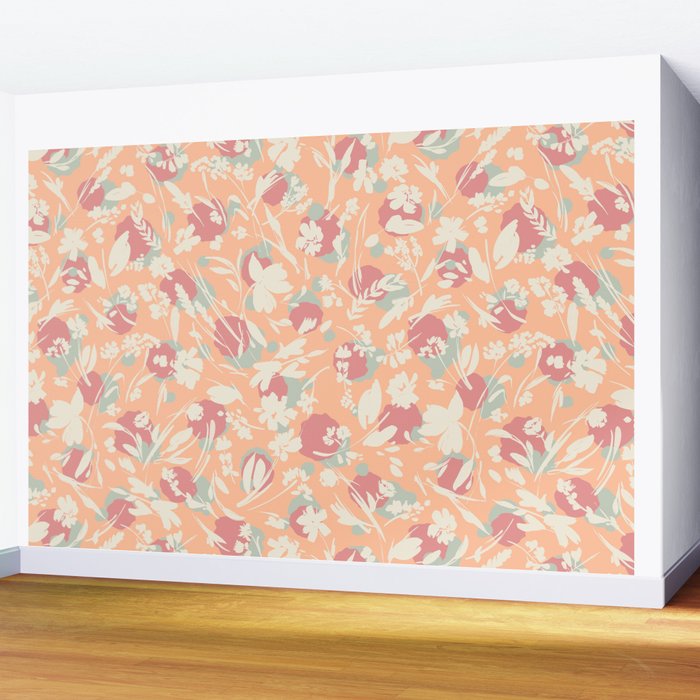 Abstract wild garden SM Wall Mural Gallery Image 2