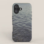 How Far is the Horizon - Lake Michigan nature travel photography iPhone Case Gallery Image 1
