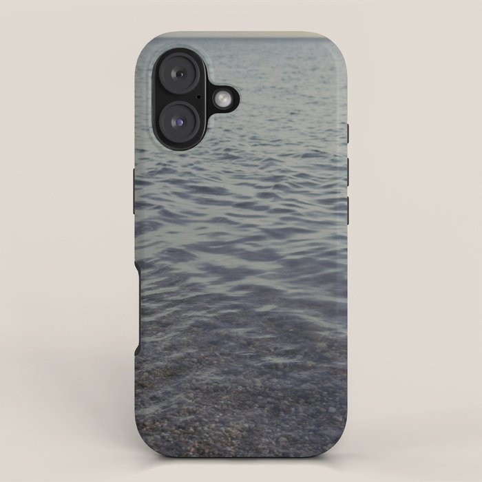 How Far is the Horizon - Lake Michigan nature travel photography iPhone Case Gallery Image 1