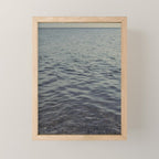 How Far is the Horizon - Lake Michigan nature travel photography Mini Art Print Gallery Image 1