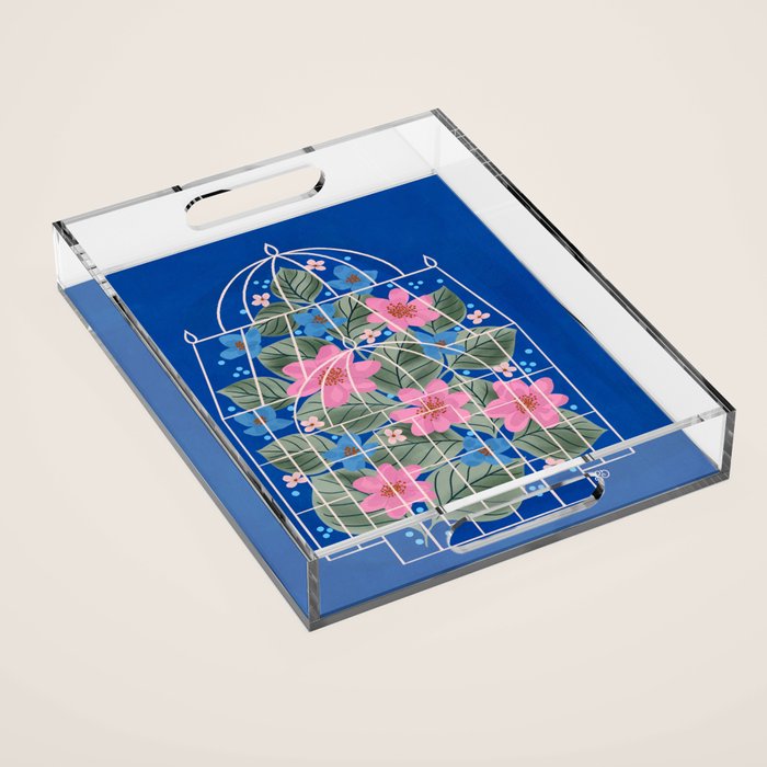 Garden in a Glass House Acrylic Tray Gallery Image 1