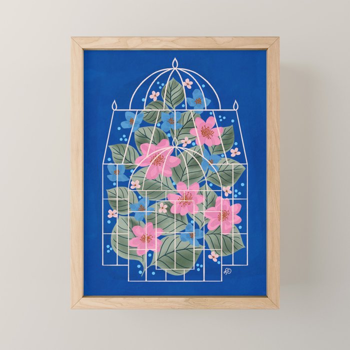 Garden in a Glass House Mini Art Print Gallery Image 1