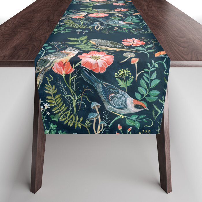Birds Garden Table Runner Gallery Image 1