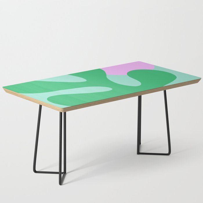 Matisse Poster 2. Leaf & Sun in Green & Pink Coffee Table Gallery Image 1