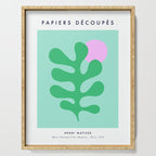Matisse Poster 2. Leaf & Sun in Green & Pink Serving Tray Gallery Image 1