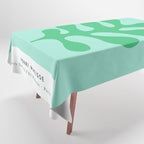 Matisse Poster 2. Leaf & Sun in Green & Pink Tablecloth Gallery Image 1
