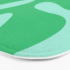 Matisse Poster 2. Leaf & Sun in Green & Pink Bath Mat Gallery Image 3