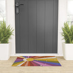 The Sun and the Moon - retro abstract Welcome Mat Gallery Image 3