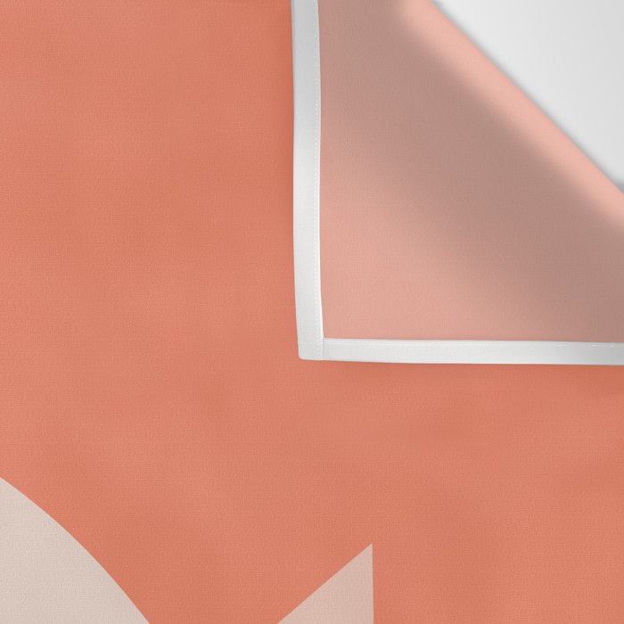 Sleepy Fish in Coral Blush Wall Tapestry Gallery Image 3